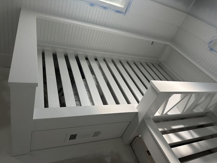 Painted built in daybed detail, by SV Construction